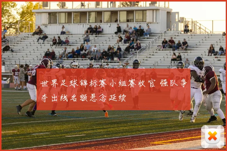 世界足球锦标赛小组赛收官 强队争夺出线名额悬念延续